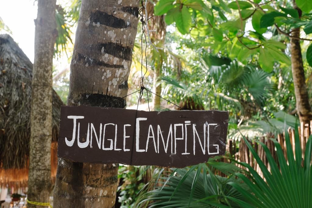 Turquesa Tulum Jungle Camping Hotell Eksteriør bilde