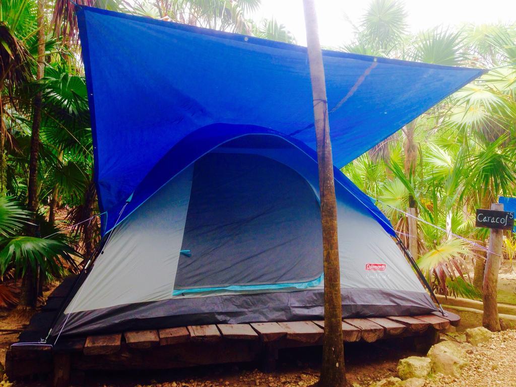 Turquesa Tulum Jungle Camping Hotell Eksteriør bilde