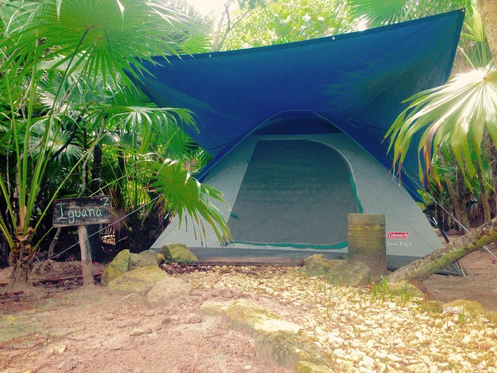 Turquesa Tulum Jungle Camping Hotell Eksteriør bilde